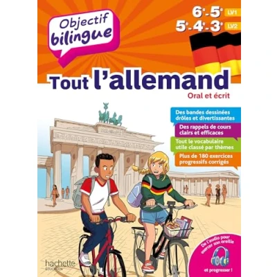 Abbildung von Objectif bilingue Tout l&#039;allemand 6e 5e 4e 3e