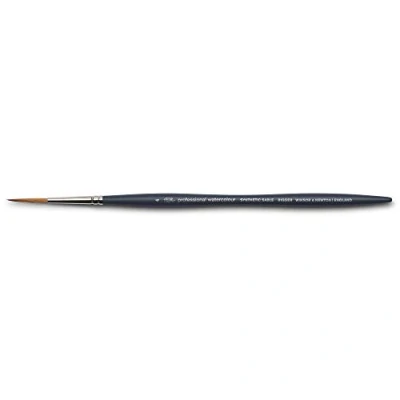 Abbildung von Winsor &amp; Newton 5011304 Professional Aquarellpinsel, Malpinsel für Aquarellfarben mit synthetischen Fasern, ergonomischer Griff, langlebig formstabil, kurze Stiel Takelagepinsel Nr. 4