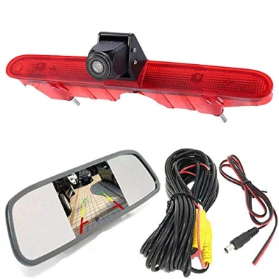 Abbildung von HD Bremsleuchte Rückfahrkamera Einparkkamera Einparkhilfen mit winkelverstellbar Kompatibel Toyota Proace/Citroen Berlingo B9 Mk2 MK3 Furgon/Opel Combo/Limousine X19/Peugeot Partner Tepee/Rifter