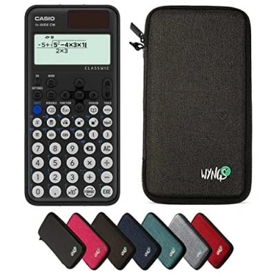 Abbildung von CALCUSO Sparpaket Dunkelgrau mit Taschenrechner Casio FX 85DE CW ClassWiz
