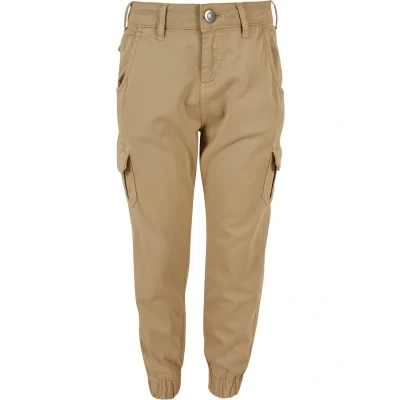 Abbildung von Urban Classics HIGH Waist Cargohose für Kinder, Größe: 122/128, Unionbeige