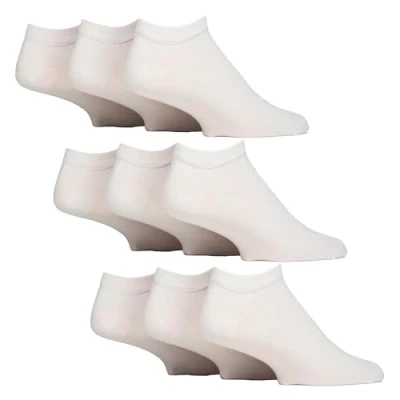 Abbildung von IOMI 9er Pack Herren Diabetiker Socken Sneaker Extra Weit Diabetikersocken Kurz Ohne Gummi
