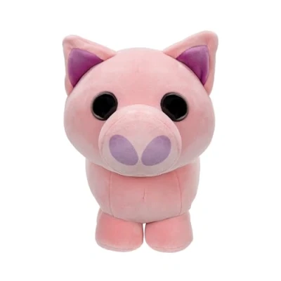 Abbildung von Adopt Me! AME0053 20 cm Plüsch Schwein, offizielles mit Spielcode
