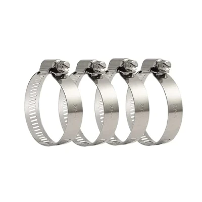 Abbildung von 4 Stück Schlauchschellen, Edelstahl Schellen, Rohrschellen Verstellbare Spannbereich 2751mm, Schlauch Clips, Schlauchklemmen zur Sicherung von Schläuchen und Rohren