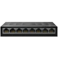 Abbildung von TP Link LS1008G 8 Port Desktop Switch (8 x Gigabit Auto Negotiation RJ45 Ports, IEEE 802.3x, Plug and Play, energiesparend, Plastikgehäuse für einfache Tisch oder Wandmontage)schwarz