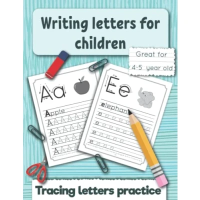 Abbildung von Writing letters for children: Tracing practice preschoolers and kindergarten. Great fo 4 5 year old. (Handwriting Workbooks kids, Band 1)