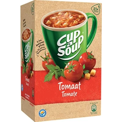 Abbildung von Unilever Scharfe Tomatesuppe, Coup a Soup, Tütensuppe, Tassensuppe, 21 x 175ml