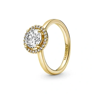 Abbildung von PANDORA Damen Ring &quot;MOM mit Herz&quot; Silber Zirkonia 191149C01 58