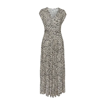 Abbildung von Buffalo Maxikleid, (mit Bindegürtel), mit Alloverdruck, Sommerkleid Taschen, Strandkleid