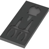 Abbildung von 9881 Schaumstoffeinlage für KNIPEX Zangen Set 2, leer