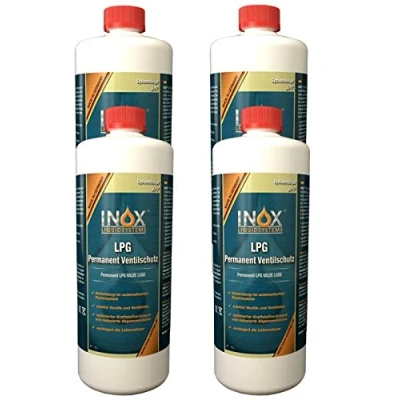 Abbildung von INOX® LPG Permanent Ventilschutz Additiv, 4 x 1 Liter Zusatz für Autos mit Gasanlage