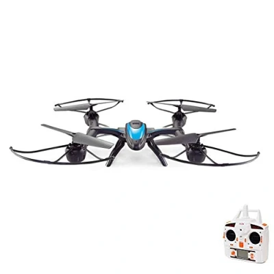 Abbildung von RC ferngesteuerte Drohne mit FPV WiFi 720P Live HD Kamera, LED Quadcopter Echtzeitübertragung, Drone Gyroskop, Headless Mode u. Propeller Schutz, Spielzeug Quadrocopter f. Kinder Erwachsene