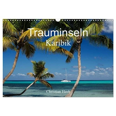 Abbildung von Trauminseln Karibik Christian Heeb (Wandkalender 2025 DIN A3 quer), CALVENDO Monatskalender
