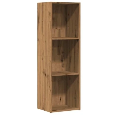 Abbildung von vidaXL Bücherregal Artisan Eiche 36x30x114 cm Holzwerkstoff, Büroschrank, Bücherregal, Regal, Büroregal, Bücherregale, Regale, Aktenregal