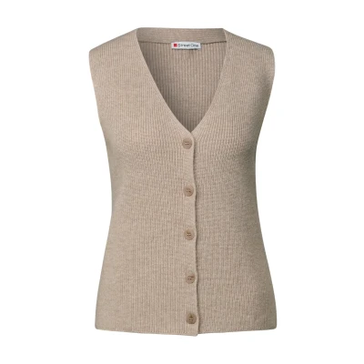 Abbildung von Street One Weste, Damen, Größe: 46, Beige