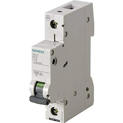 Abbildung von Siemens 5sl4 Leitungsschutzschalter 10 kA curva b 1 polig 16 A 70 mm