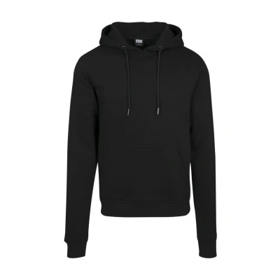 Abbildung von Urban Classics Basic Terry Kapuzenpullover, Herren, Größe: 4XL, Black