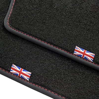 Abbildung von tuning art BEJ313 Exclusive Fußmatten Union Jack passend für Jaguar XE X760 2015