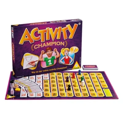 Abbildung von Piatnik 6051 Partyspiel Activity Champion Actvity Klassiker, Mehrfarbig, ys/m