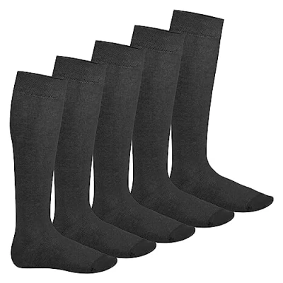 Abbildung von Footstar Langsocken Herren &amp; Damen Kniestrümpfe (5 Paar)