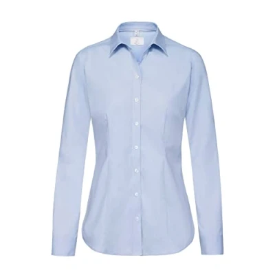Abbildung von Greiff Langarmbluse Corporate Bluse PREMIUM Damen OEKO TEX® Hellblau 32
