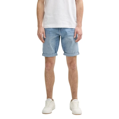 Abbildung von TOM Tailor JOSH Regular Jeans Shorts, Herren, Größe: 29, Light stone blue denim