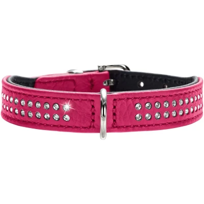 Abbildung von Hunter Hunde Halsband Diamond Petit Leder