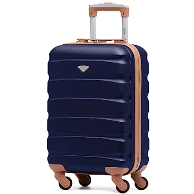 Abbildung von Flight Knight ABS Hartschalenkoffer Kabinen und Handgepackoptionen, die fur uber 100 Fluggesellschaften zugelassen sind, darunter easyJet, British Airways, RyanAir, Virgin Atlantic, Emirates