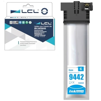 Abbildung von LCL T9442 Cyan Kompatible Tintenpatrone für Epson Workforce Pro WF C5210 C5210DW C5290 C5290DW C5710 C5710DWF C5790 C5790DWF (1er Pack)
