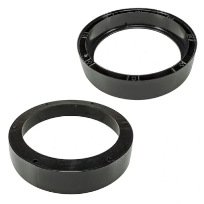 Abbildung von tomzz Audio 2857 019 Lautsprecherringe Adapter Halterungen kompatibel mit VW Caddy Golf V Multivan T5 Fronttür für 200mm DIN Lautsprecher
