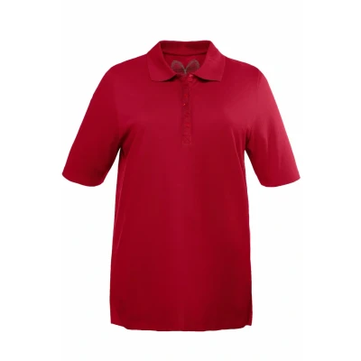 Abbildung von Ulla Popken Poloshirt, Damen, Größe: 42/44, Mohn