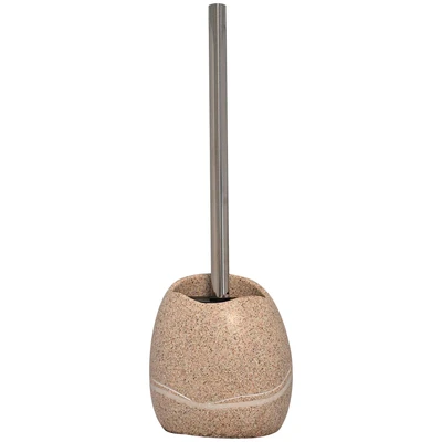 Abbildung von Ridder WC Garnitur &quot;Little Rock&quot;, aus Polyresin (Kunststein) Edelstahl, stehend