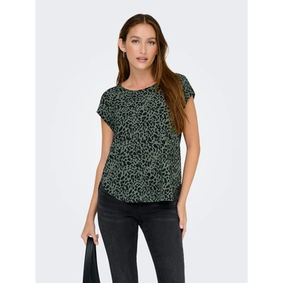 Abbildung von Only Damen Onlvic S/S AOP Top Noos WVN, Laurel Wreath, 44