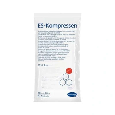 Abbildung von ES Kompressen steril 8f 10 x 20 cm 5X2 St