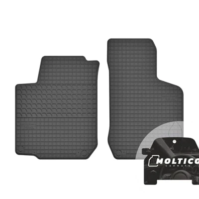 Abbildung von moto MOLTICO Vorne Gummi Automatten Gummimatten Passgenau Allwetter Fussmatten Auto passend für VW Golf IV (1997 2006)