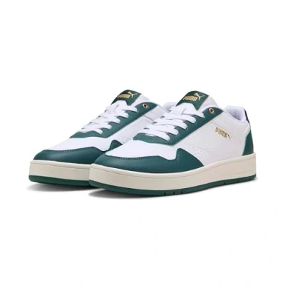 Abbildung von Court Classic Sneakers Erwachsene PUMA White Dark Myrtle Gold Green