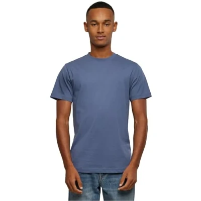 Abbildung von Build Your Brand Herren BY004 T Shirt Round Neck Shirt, vintageblue, 4XL