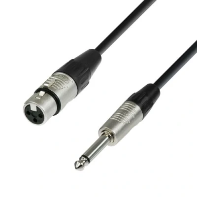 Abbildung von Adam Hall 4 Star Series Rean Mikrofonkabel (10 m, XLR weiblich auf 6,3 mm Klinkenstecker)