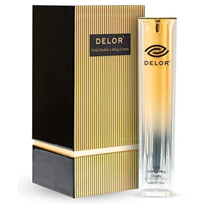 Abbildung von Delor Gold Double Lifting Creme Gesichtspflege gegen Falten Anti Aging für alle Hauttypen Hautstraffender Effekt 50ml
