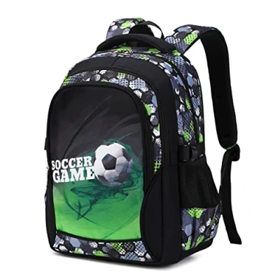 Abbildung von Lmwzh schulrucksack jungen rucksack teenager schultasche schulranzen 5 klasse Wasserdicht und leicht school bag(Grün)