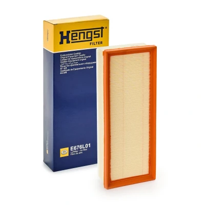 Abbildung von HENGST FILTER E676L01 Luftfilter 65 128 322 Filtereinsatz AUDI: A4 B8 Allroad, Q5, Avant