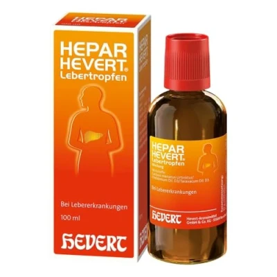 Abbildung von Hepar Hevert Lebertropfen 100 ml