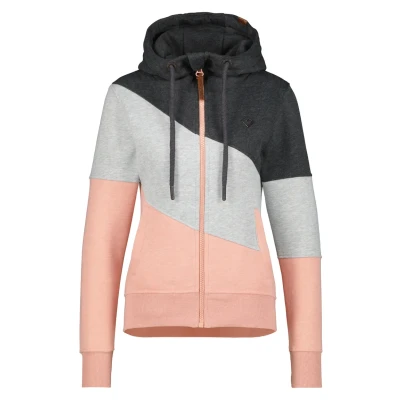 Abbildung von alife &amp; kickin Steffiak Sweatjacke, Damen, Größe: Medium, Mahagonium melange