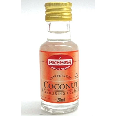 Abbildung von Coconut Food Flavouring Essence Preema 28 ml Flasche