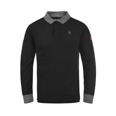 Abbildung von Blend Bhralle Langarmshirt, Herren, Größe: Large, Black