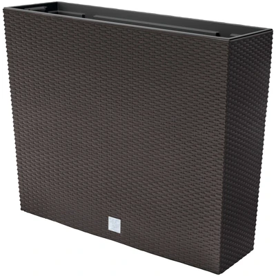 Abbildung von Prosperplast Blumenkasten Rato Case, BxTxH: 58x18x49,8 cm, braun, mit Einsatz