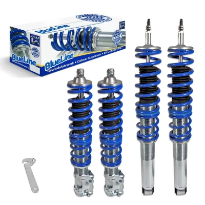 Abbildung von JOM BlueLine 741005 Fahrwerkssatz, Federn/Dämpfer Vorderachse, Hinterachse höhenverstellbar VOLKSWAGEN: GOLF 2, Jetta 2