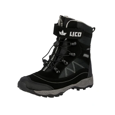 Abbildung von LICO Sundsvall Snowboot/Winterstiefel für Kinder, Größe: 32, Schwarz/grau Schuhe