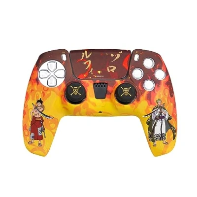 Abbildung von FRTEC Combo Pack, Hartschale + Griffe Aufkleber für PS5 DualSense (One Piece)