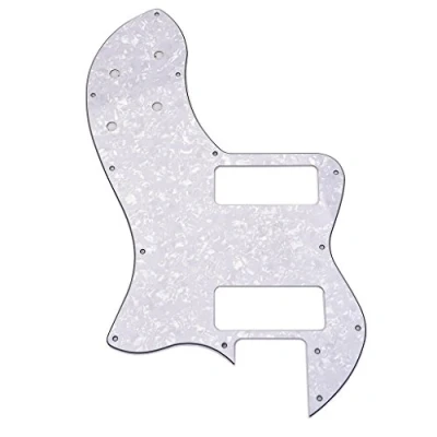 Abbildung von Alnicov Telecaster Thinline Schlagbrett P90 Modern Player Deluxe Tele White Pearl